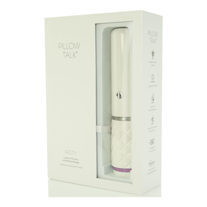 Роскошный вибратор-пульсатор с присоской Pillow Talk Feisty Thrusting Vibrator Розовый Роскошный вибратор-пульсатор с присоской Pillow Talk Feisty Thrusting Vibrator Розовый