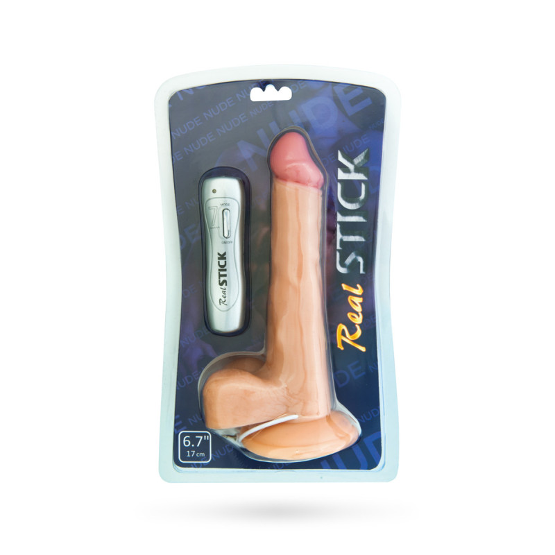 Реалістичний вібратор Toyfa RealStick Nude Vibrator 581004 Реалістичний вібратор Toyfa RealStick Nude Vibrator 581004