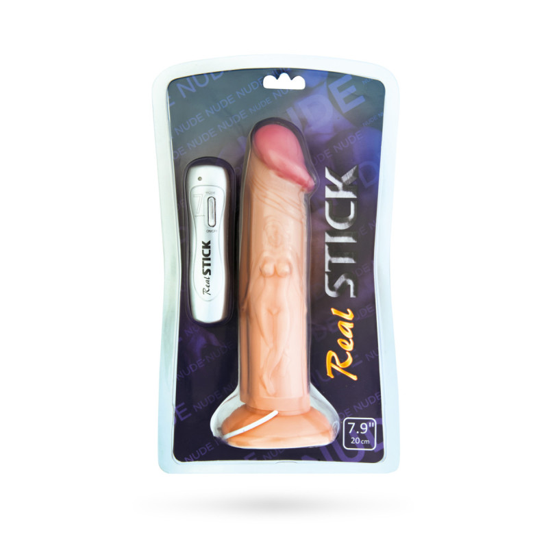 Вібратор Toyfa RealStick Nude Vibrator 581012 Вібратор Toyfa RealStick Nude Vibrator 581012