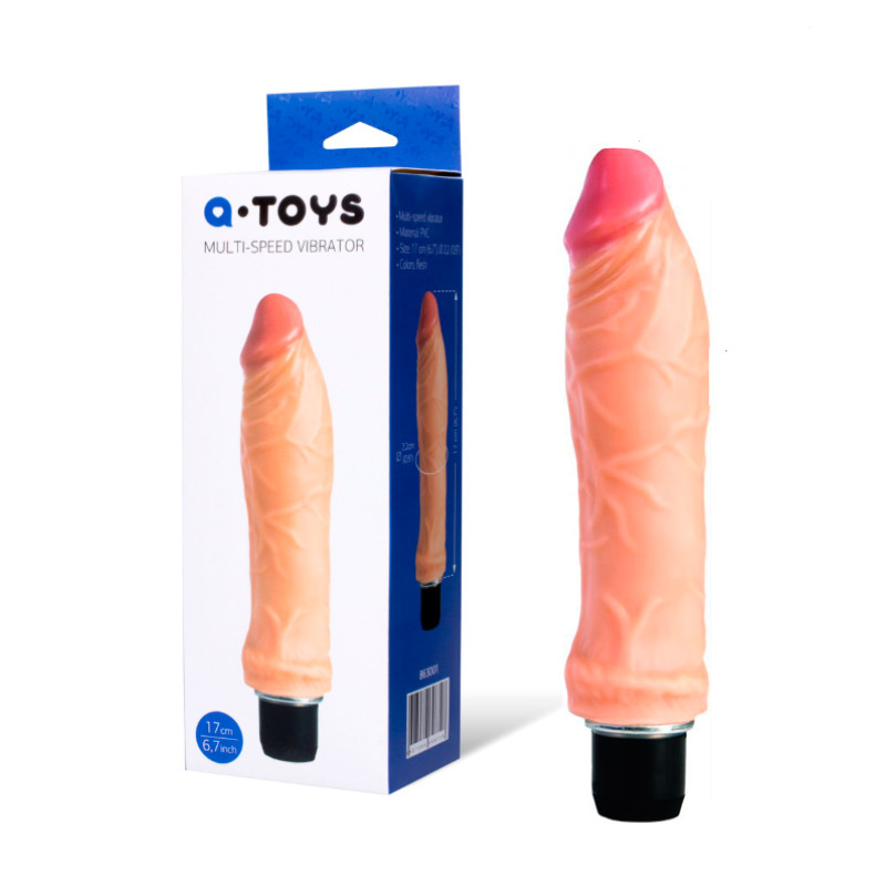 Реалистичный вибратор Toyfa A-TOYS Vibrator Телесный Реалистичный вибратор Toyfa A-TOYS Vibrator Телесный