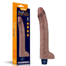 Вибратор LoveToy Real Softee Rechargeable Silicone Vibrating Dildo 11