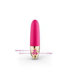 Вибратор Mystim Sleak Freak Pink, 8 режимов, внутренняя и внешняя стимуляция