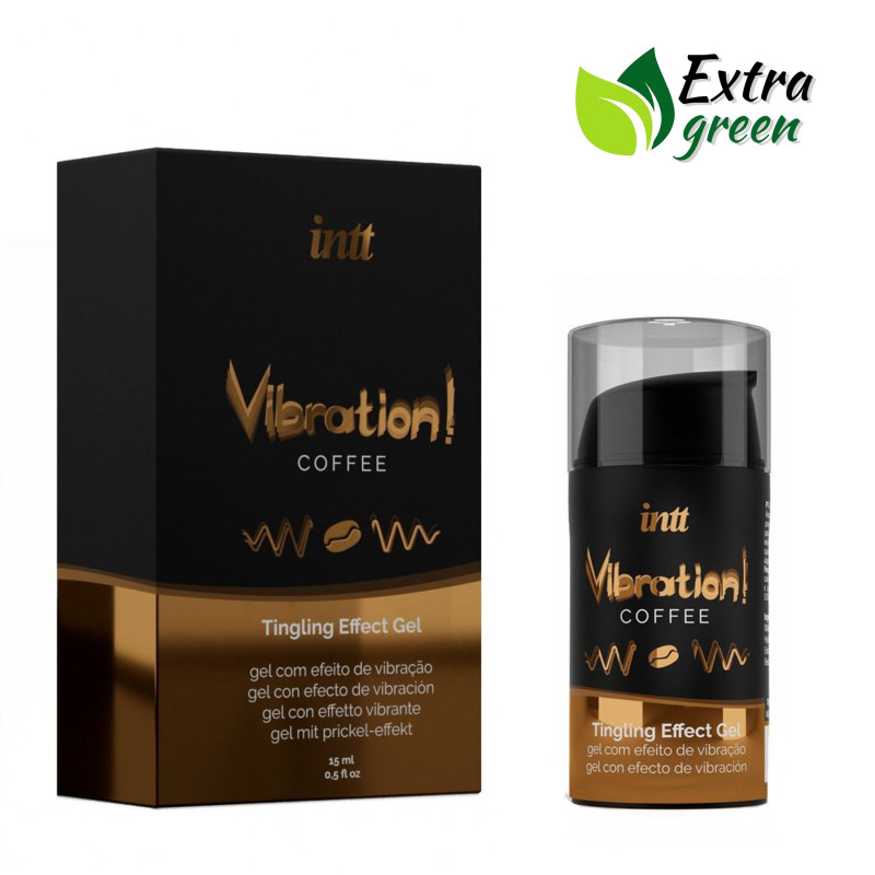 Рідкий вібратор Intt Vibration Coffee (15мл) EXTRA GREEN Рідкий вібратор Intt Vibration Coffee (15мл) EXTRA GREEN