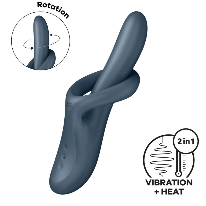 Вибратор Satisfyer Heat Flex 4 Grey Вибратор Satisfyer Heat Flex 4 Grey