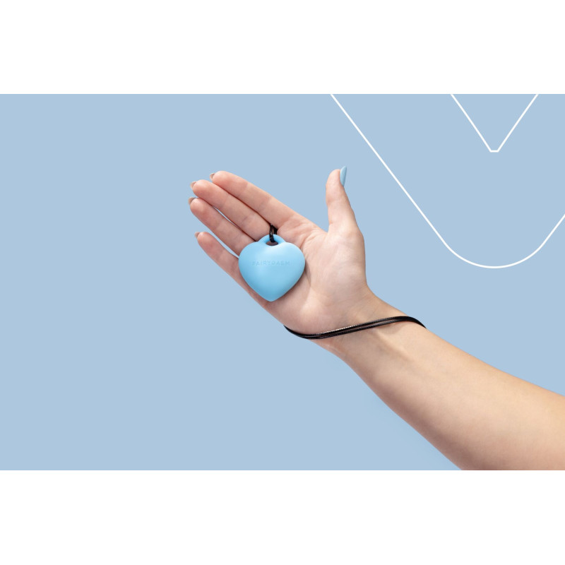 Мінівібратор «Сердечко» FairyGasm PleasureStone blue, 9 режимів, на шнурку Мінівібратор «Сердечко» FairyGasm PleasureStone blue, 9 режимів, на шнурку