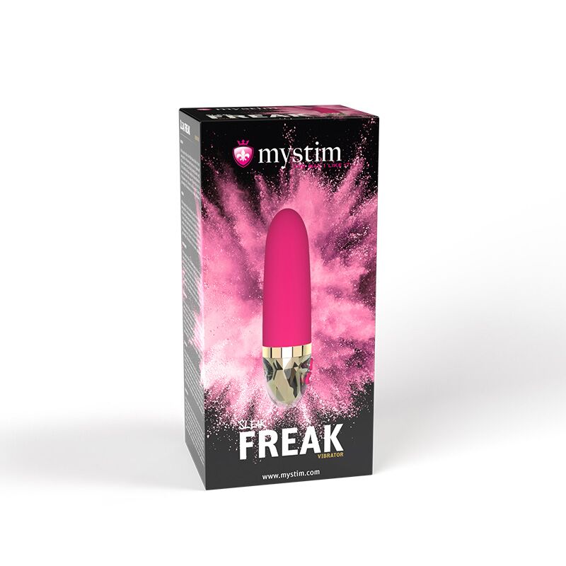 Вібратор Mystim Sleak Freak Pink, 8 режимів, внутрішня та зовнішня стимуляція Вібратор Mystim Sleak Freak Pink, 8 режимів, внутрішня та зовнішня стимуляція