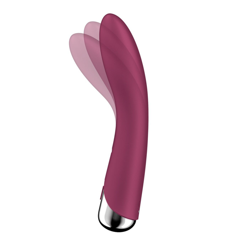 Вибратор точки G с вращением Satisfyer Spinning Vibe 1 Red, 2 мотора