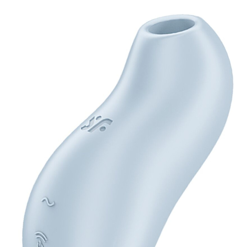Вакуумный клиторальный стимулятор с вибрацией Satisfyer Pocket Pro 1 Blue Вакуумный клиторальный стимулятор с вибрацией Satisfyer Pocket Pro 1 Blue