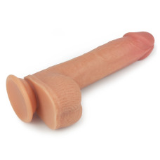 Вібратор LoveToy Dual-Layered Silicone Rotating Cock With Vibration Anthony 8.5 Flesh