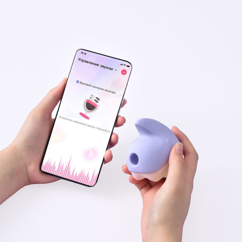 Вакуумний кліторальний смарт-стимулятор Magic Motion Unicorn Purple з вібрацією Вакуумний кліторальний смарт-стимулятор Magic Motion Unicorn Purple з вібрацією