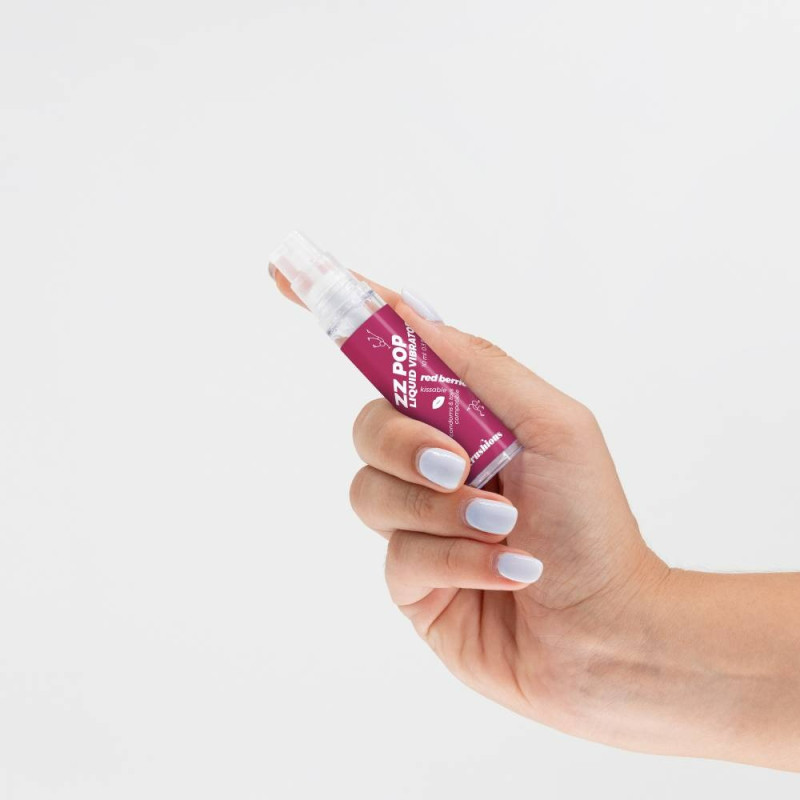 Рідкий вібратор із смаком ягід Crushious Zz Pop, 10 мл Рідкий вібратор із смаком ягід Crushious Zz Pop, 10 мл