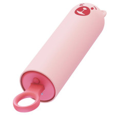 Вибратор CuteVibe Teddy Pink (Black Dildo), реалистичный вибратор под видом мороженого.