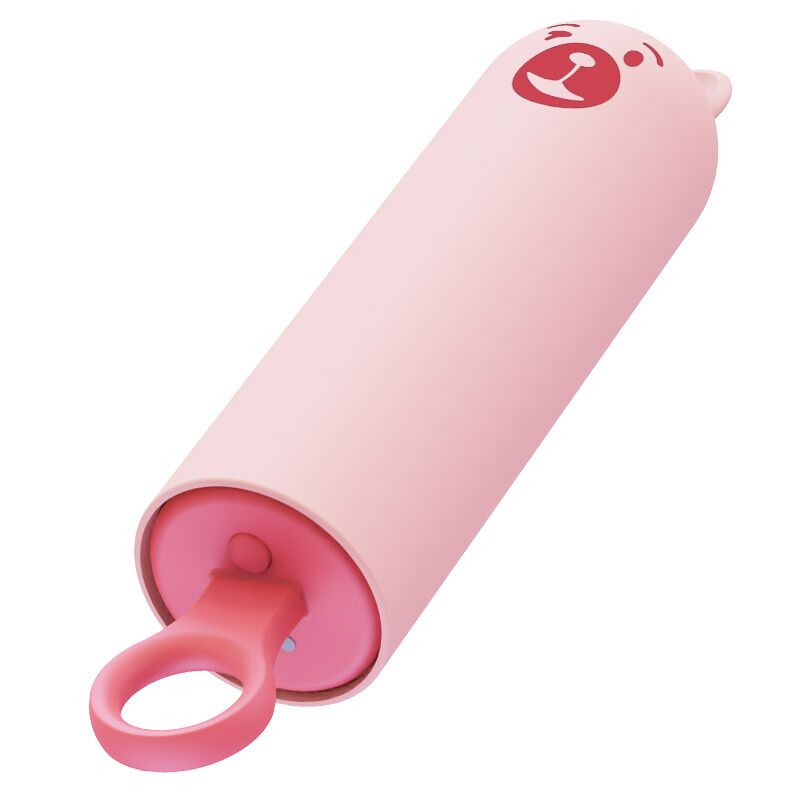 Вібратор CuteVibe Teddy Pink (Black Dildo), реалістичний вібратор під виглядом морозива Вібратор CuteVibe Teddy Pink (Black Dildo), реалістичний вібратор під виглядом морозива