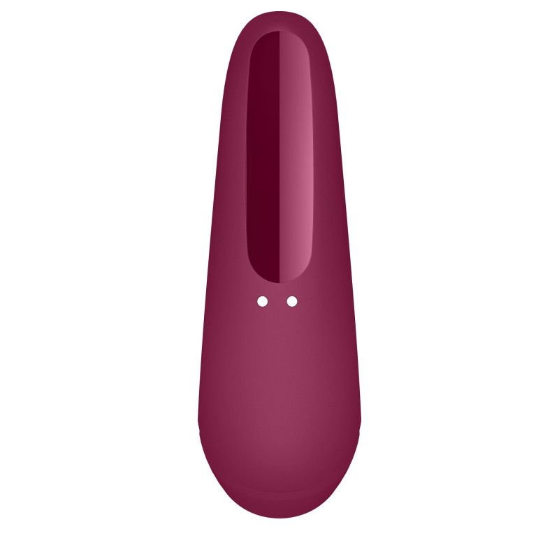 Вакуумный клиторальный стимулятор Satisfyer Curvy 1+ Красный Вакуумный клиторальный стимулятор Satisfyer Curvy 1+ Красный