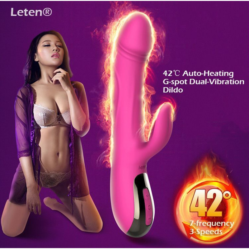 Вибратор-пульсатор Leten Automatical Thrusting Vibrator с подогревом Вибратор-пульсатор Leten Automatical Thrusting Vibrator с подогревом