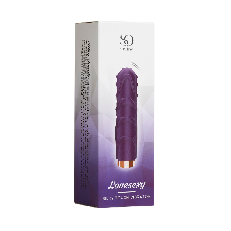 Віброкуль So Divine Lovesexy зі знімною текстурованою насадкою Віброкуль So Divine Lovesexy зі знімною текстурованою насадкою