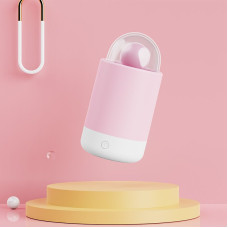 Вибратор-конфета на палочке KISTOY Pink Pop, зарядный кейс-ночник, 10 режимов вибрации