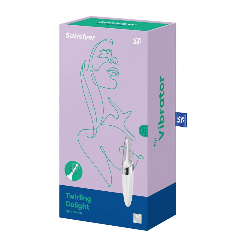 Вибратор для клитора Satisfyer Twirling Delight White Вибратор для клитора Satisfyer Twirling Delight White