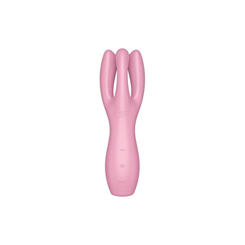 Клиторальный вибратор Satisfyer Threesome 3 Pink с тремя пальчиками