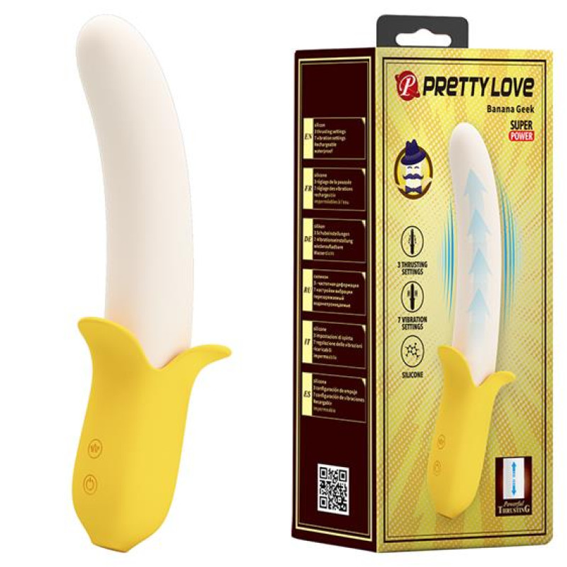 Вибратор Pretty Love Banana Geek Vibrator Вибратор Pretty Love Banana Geek Vibrator