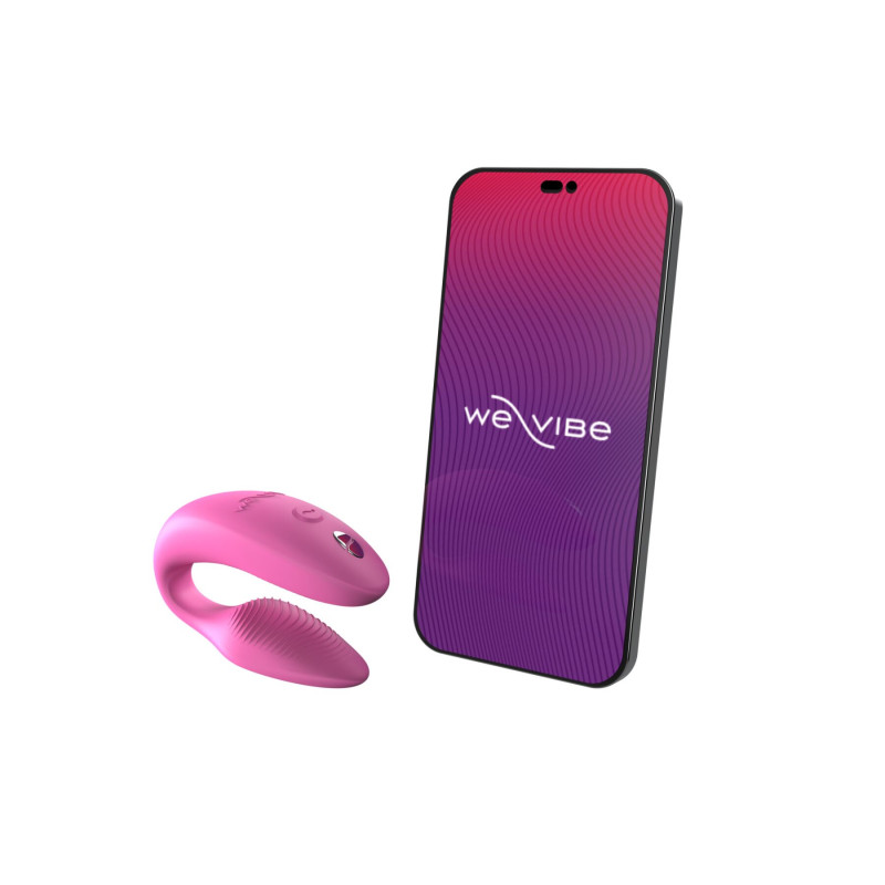 Смарт-вібратор для пар We-Vibe Sync 2 Rose, 10 віброрежимів, пульт ДК Смарт-вібратор для пар We-Vibe Sync 2 Rose, 10 віброрежимів, пульт ДК