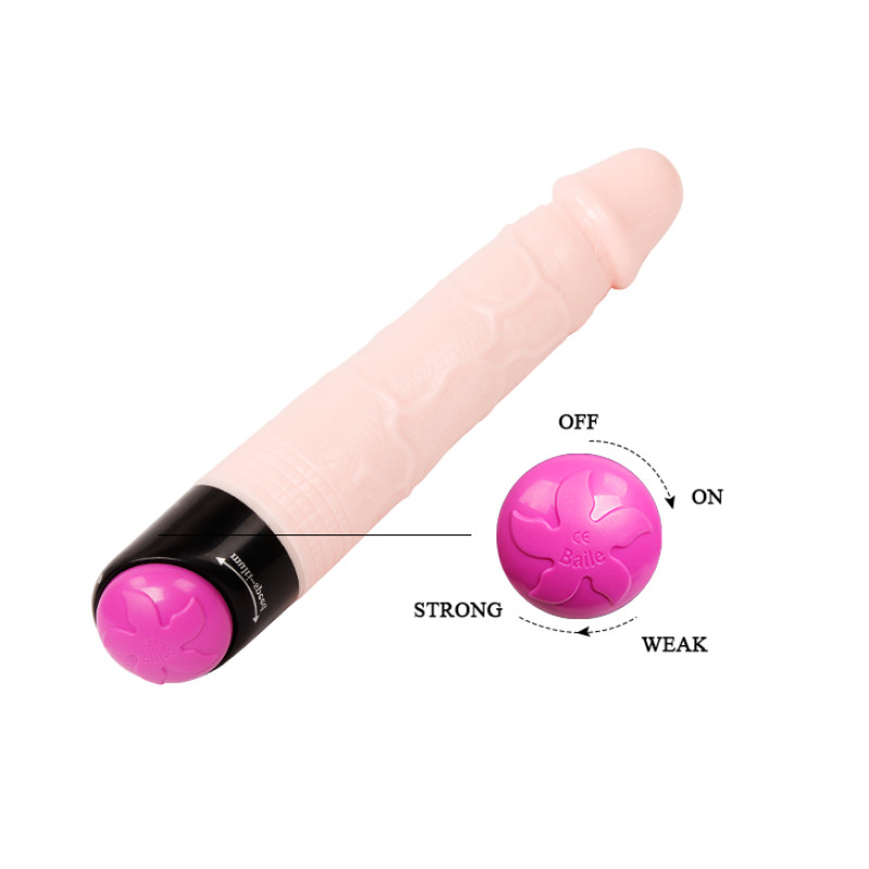 Вибратор LyBaile Rotation Jelly Vibro Телесный Вибратор LyBaile Rotation Jelly Vibro Телесный