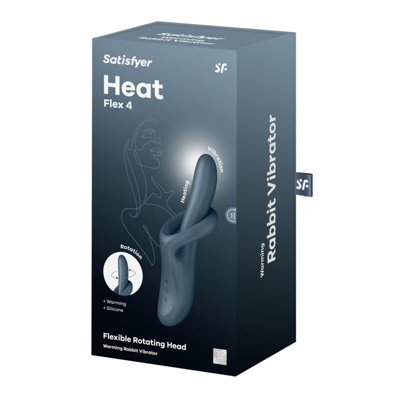 Вибратор Satisfyer Heat Flex 4 Grey Вибратор Satisfyer Heat Flex 4 Grey