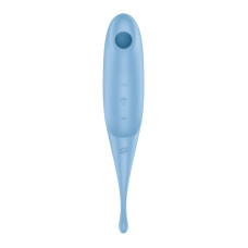 Вібратор для клітора з вакуумною стимуляцією Satisfyer Twirling Pro Blue