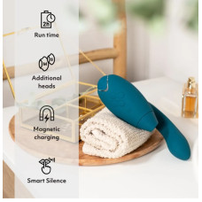 Инновационный бесконтактный вибратор-стимулятор Womanizer Duo 2 Petrol