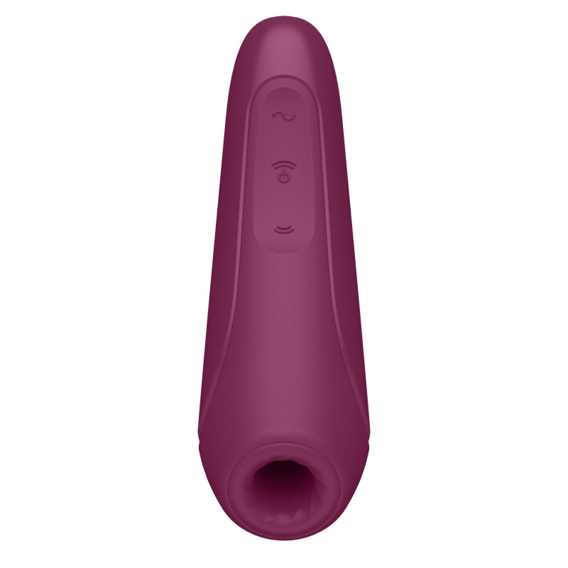 Вакуумный клиторальный стимулятор Satisfyer Curvy 1+ Красный Вакуумный клиторальный стимулятор Satisfyer Curvy 1+ Красный