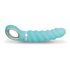 Анатомічний вібромасажер Fun Toys Gjack2 Tiffany Бірюзовий