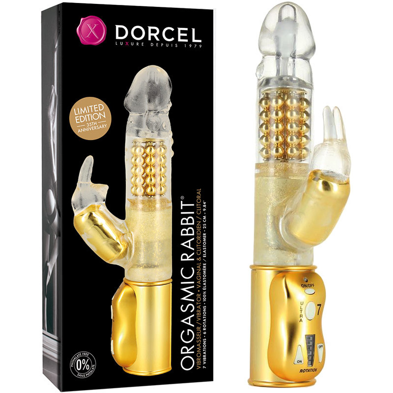 Вибратор Marc Dorcel Orgasmic Rabbit Золотой Вибратор Marc Dorcel Orgasmic Rabbit Золотой