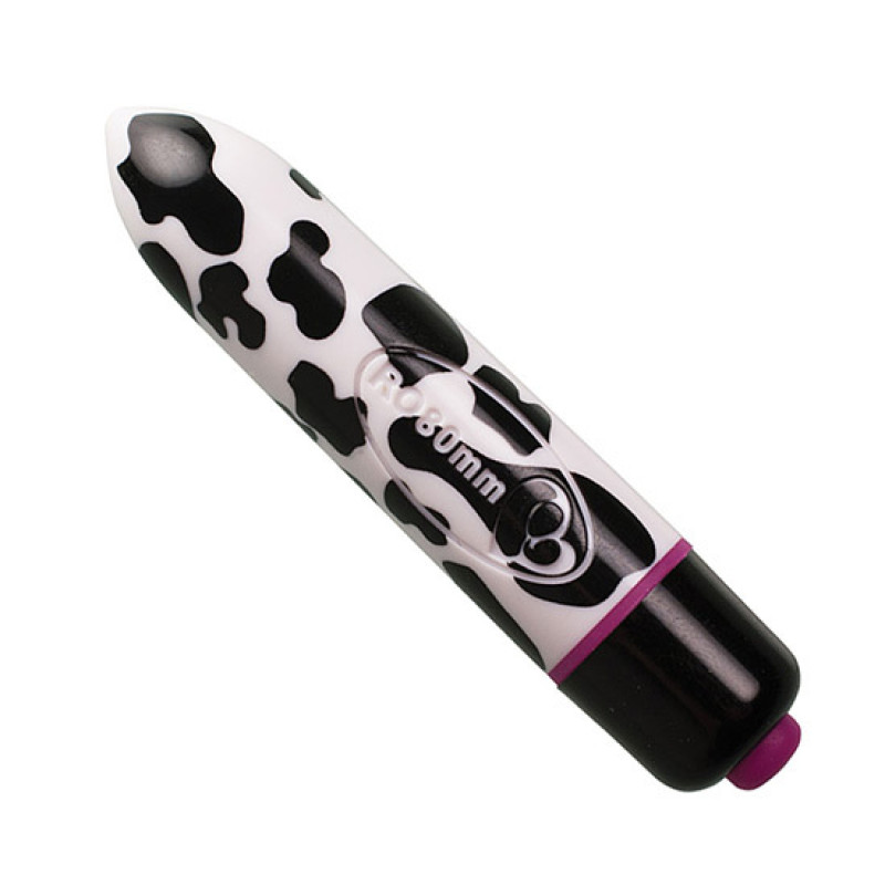 Вибратор Rocks Off Coloured 7 Speed RO-80 мм Cow Print Вибратор Rocks Off Coloured 7 Speed RO-80 мм Cow Print