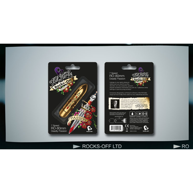 Вібратор Rocks Off RO-80 мм Tattoo Deadly Passion Вібратор Rocks Off RO-80 мм Tattoo Deadly Passion