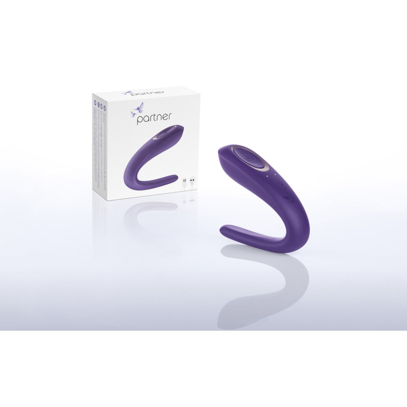 Вибратор для пар Satisfyer Double Classic с одним моторчиком Вибратор для пар Satisfyer Double Classic с одним моторчиком