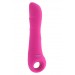 Вібратор Toy Joy Luna Flexible Vibe 18х3,5 см Рожевий