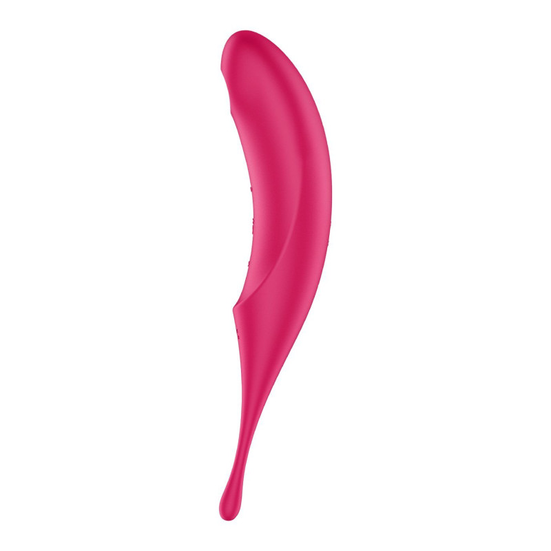 Вібратор для клітора з вакуумною стимуляцією Satisfyer Twirling Pro Red Вібратор для клітора з вакуумною стимуляцією Satisfyer Twirling Pro Red