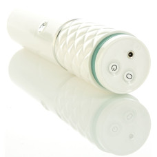 Розкішний вібратор-пульсатор із присоскою Pillow Talk Feisty Thrusting Vibrator Бірюзовий