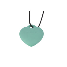 Минивибратор «Сердечко» FairyGasm PleasureStone green, 9 режимов, на шнурке