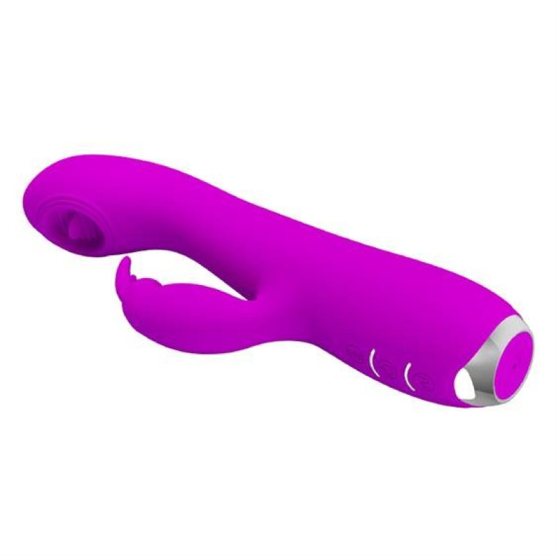 Вибратор Pretty Love Rachel Licking Vibrator Purple Вибратор Pretty Love Rachel Licking Vibrator Purple