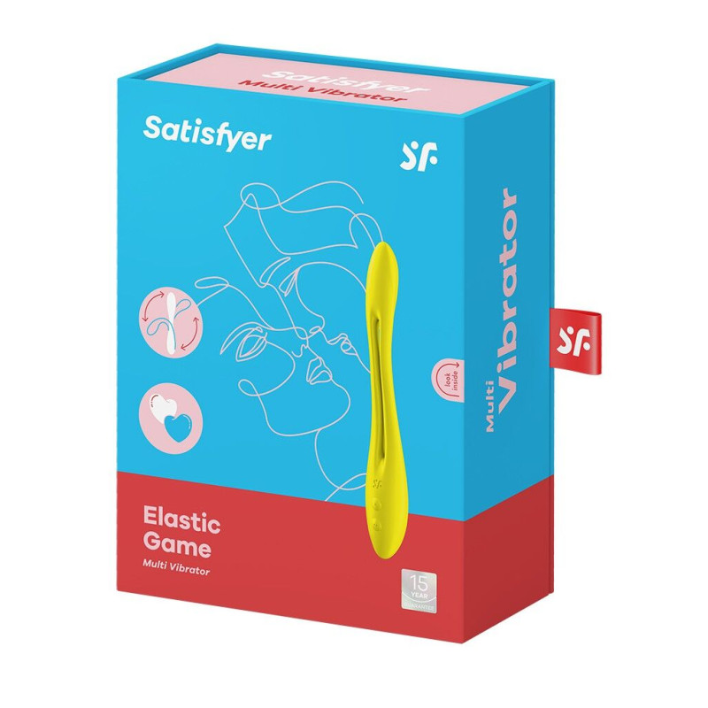 Универсальный гибкий вибратор для пар Satisfyer Elastic Game Yellow Универсальный гибкий вибратор для пар Satisfyer Elastic Game Yellow