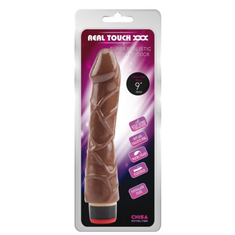 Вибромассажер Chisa 9 Vibe Cock Коричневый 291649 Вибромассажер Chisa 9 Vibe Cock Коричневый 291649