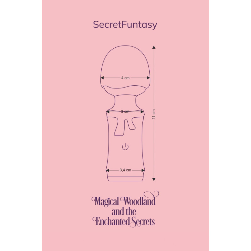 Мінівібромасажер FairyGasm SecretFuntasy violet Мінівібромасажер FairyGasm SecretFuntasy violet