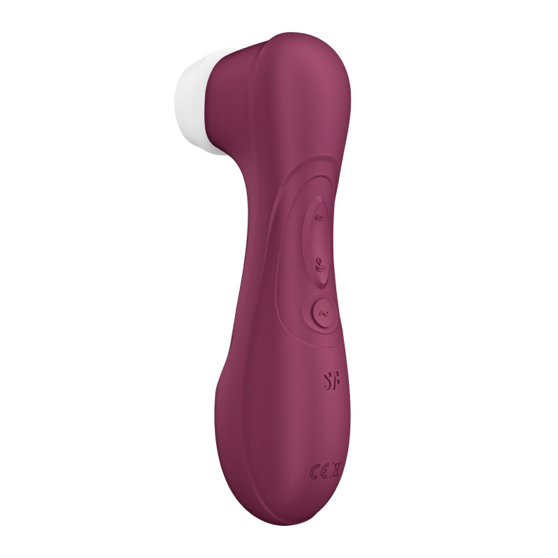 Вакуумний кліторальний стимулятор Satisfyer Pro 2 Generation 3 with Liquid Air Connect App Wіnе Red Вакуумний кліторальний стимулятор Satisfyer Pro 2 Generation 3 with Liquid Air Connect App Wіnе Red