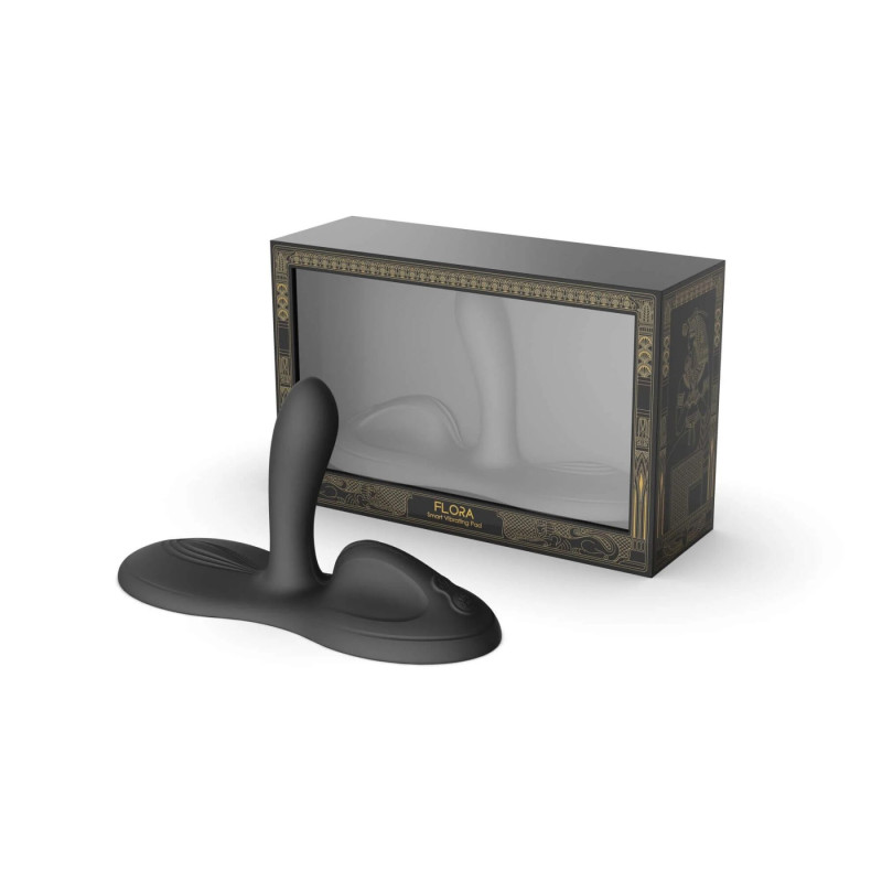 Sit-on-top смарт-вібратор Zalo – Flora Smart Vibrating Pad Obsidian Black, 9 моторів Sit-on-top смарт-вібратор Zalo – Flora Smart Vibrating Pad Obsidian Black, 9 моторів