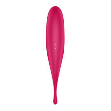 Вібратор для клітора з вакуумною стимуляцією Satisfyer Twirling Pro Red