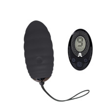 Виброяйцо Adrien Lastic Ocean Breeze Черное с пультом ДУ