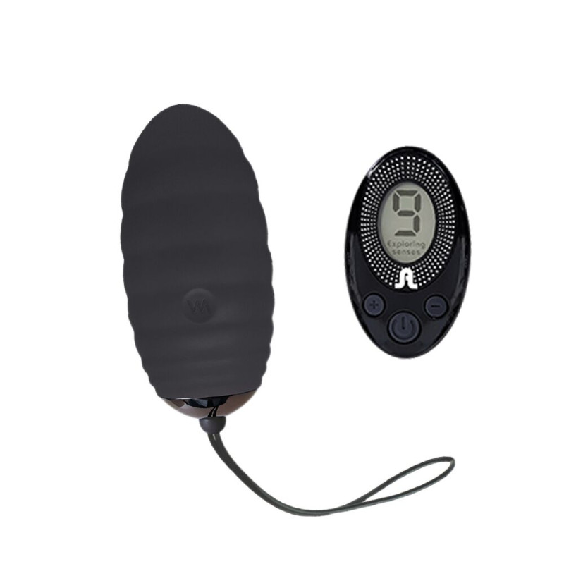 Віброяйце Adrien Lastic Ocean Breeze Чорне з пультом ДУ Віброяйце Adrien Lastic Ocean Breeze Чорне з пультом ДУ
