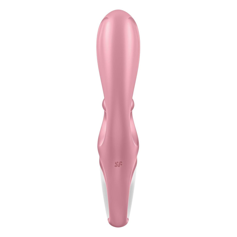 Смарт вибратор-кролик Satisfyer Hug Me Pink, 2 мотора, диаметр 4,2см, широкая клиторальная часть Смарт вибратор-кролик Satisfyer Hug Me Pink, 2 мотора, диаметр 4,2см, широкая клиторальная часть