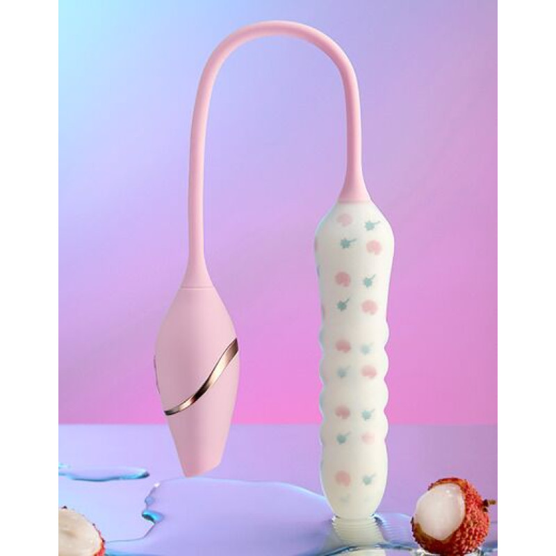 Пульсатор с вакуумным стимулятором KISTOY Cathy Plus на гибкой сцепке Пульсатор с вакуумным стимулятором KISTOY Cathy Plus на гибкой сцепке